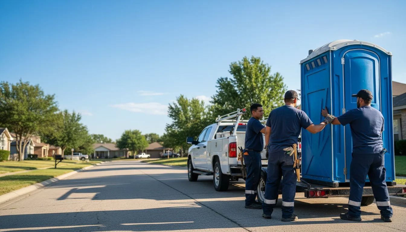 Portable Toilet Rental in Sandoval, IL near me